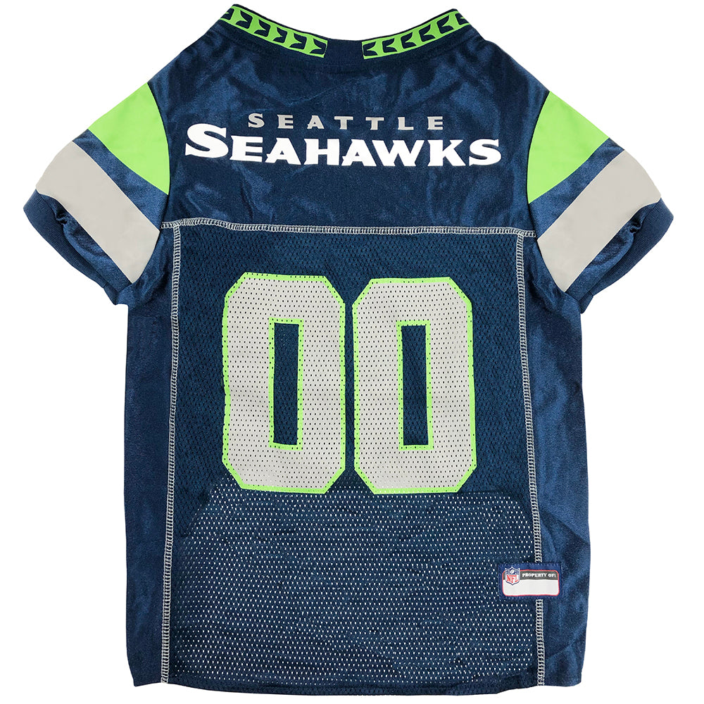 Seattle Seahawks Mesh NFL Dog Jersey features the Hawks iconic colors