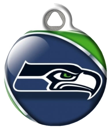 Seattle Seahawks Pet ID Tag features our favorite teams' colors