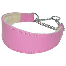 Load image into Gallery viewer, Shearling-lined Martingale Dog Collar in Pink
