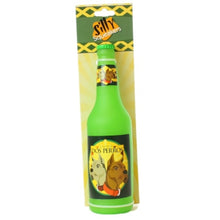 Load image into Gallery viewer, Silly Squeakers Beer Bottle Squeaky Dog Toy with packaging
