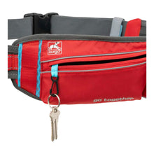Load image into Gallery viewer, The On-Trail Running Belt has the perfect hiding spot for your keys
