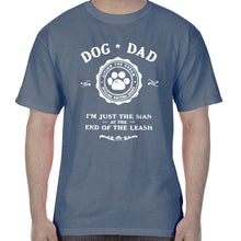 Load image into Gallery viewer, The stylish Man At the End of the Leash T-Shirt is perfect for dog dads
