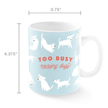 Cargar imagen en el visor de la galería, too-busy-rescuing-dogs-montana-ceramic-mug-dimensions
