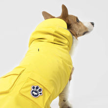 Load image into Gallery viewer, torrential-tracker-dog-raincoat-back-view

