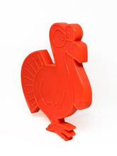Load image into Gallery viewer, Bright orange turkey chew toy for aggressive chewers
