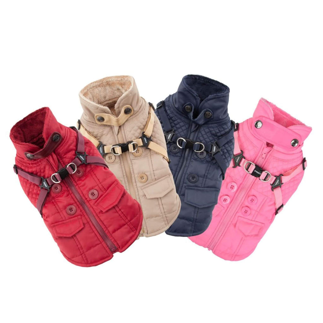 Wilkes Winter Dog Coat with Integrated Harness Collection