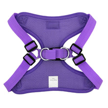 Load image into Gallery viewer, Wrap and Snap Choke Free Dog Harness in Paisley Purple - Inside View
