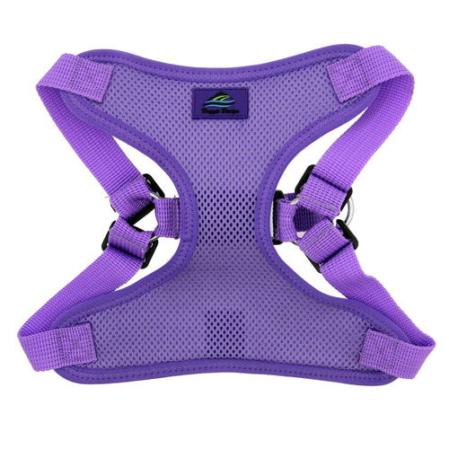 Wrap and Snap Choke Free Dog Harness in Paisley Purple